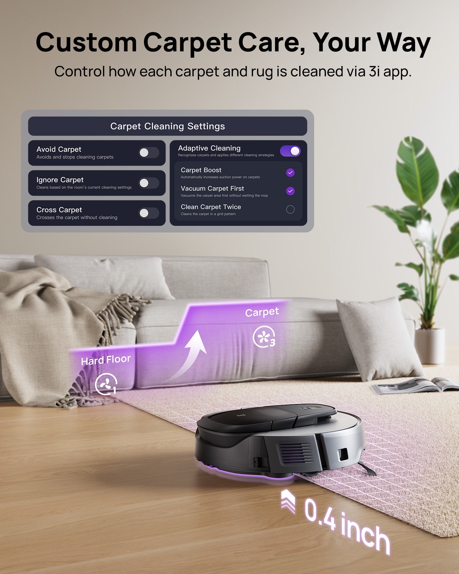 3i G10+ Robot Vacuum